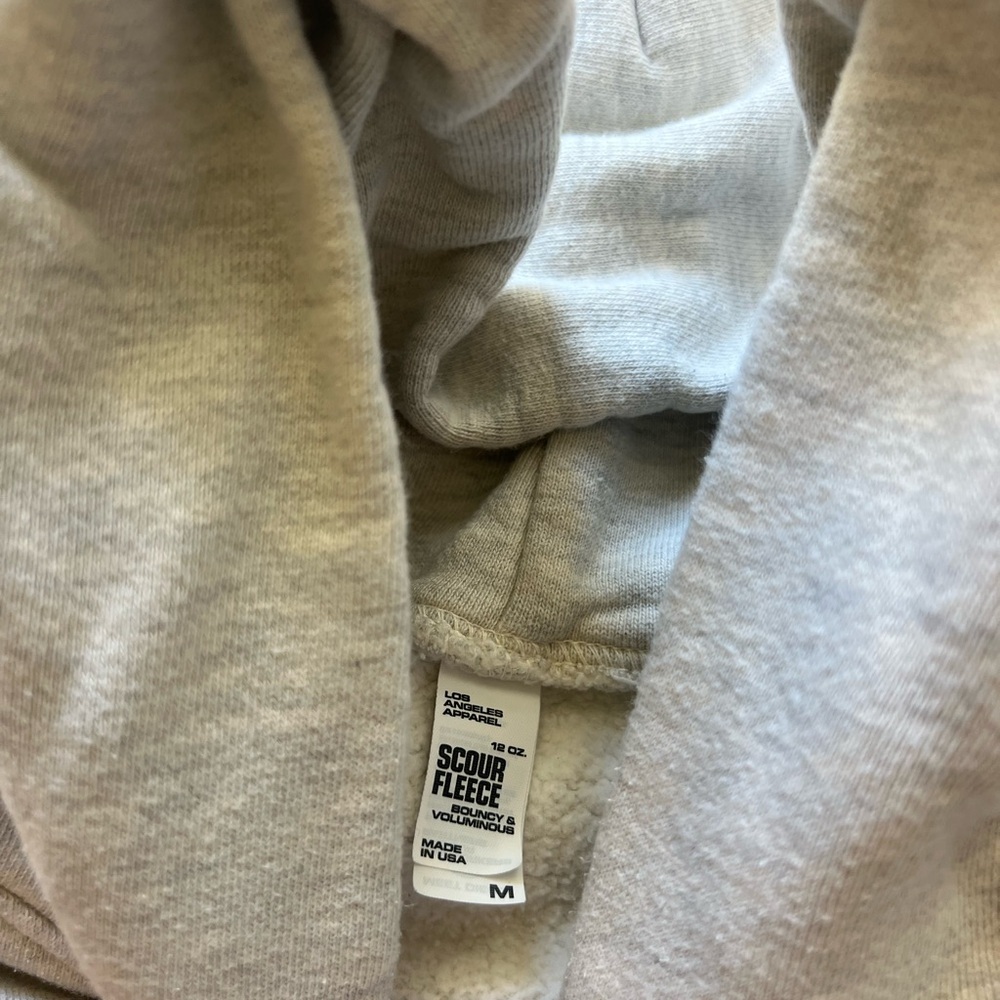 Los Angeles Apparel Grey Hoodie - Picture 3 of 4